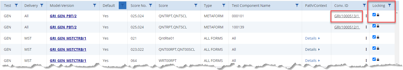 Conversion ID hyperlink and Locking